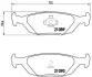 Колодка BREMBO P71003 (фото 2)