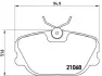 Колодка BREMBO P71004 (фото 2)