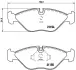 Гальмівні колодки дискові BREMBO P71005 (фото 1)