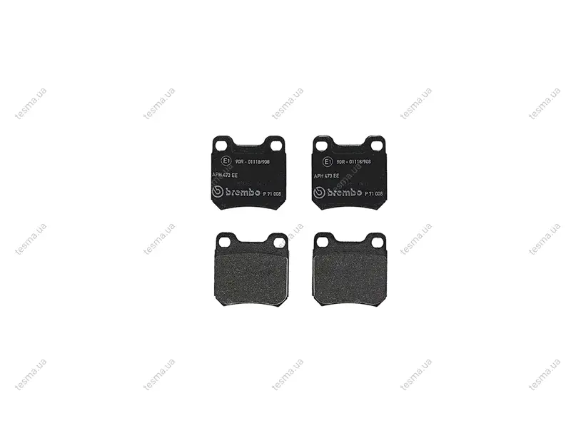 Колодка BREMBO P71008 (фото 1)