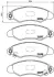 Колодка BREMBO P78012 (фото 1)