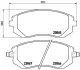 Гальмівні колодки дискові BREMBO P78013 (фото 2)