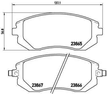 Колодка Xtra BREMBO P78013X