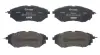 Комплект гальмівних колодок з 4 шт. дисків BREMBO P78017X (фото 2)