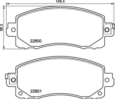 Гальмівні колодки дискові BREMBO P78028