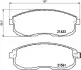 Колодка BREMBO P79030 (фото 1)