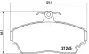 Колодка BREMBO P82001 (фото 2)