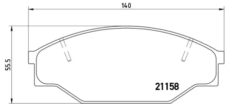Колодка BREMBO P83013