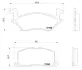 Колодка BREMBO P83022 (фото 1)