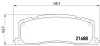 Колодка BREMBO P83030 (фото 2)