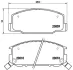 Колодка BREMBO P83031 (фото 1)