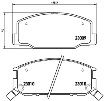 Колодка BREMBO P83031