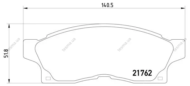 Колодка BREMBO P83033 (фото 1)