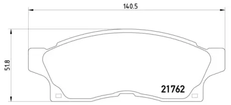 Колодка BREMBO P83033