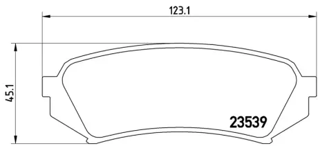 Гальмівні колодки дискові BREMBO P83049