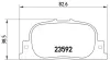 Гальмівні колодки дискові BREMBO P83063 (фото 1)
