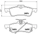 Колодка BREMBO P83087 (фото 2)