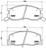 Колодка BREMBO P83093 (фото 1)