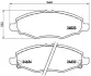 Гальмівні колодки дискові BREMBO P83094 (фото 1)