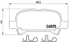 Колодка BREMBO P83110 (фото 1)
