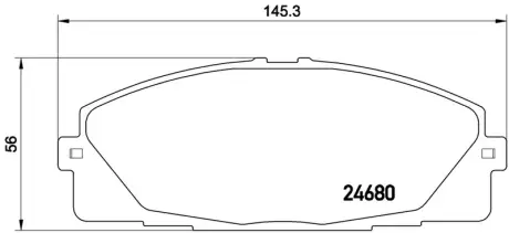 Колодка BREMBO P83139