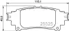 Колодка BREMBO P83153 (фото 1)