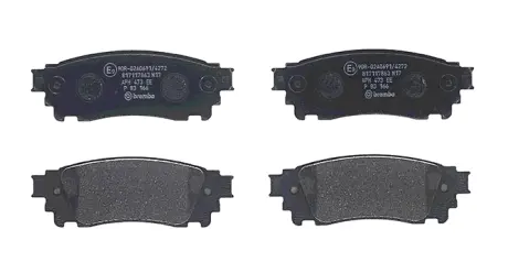 Комплект гальмівних колодок з 4 шт. дисків BREMBO P83166