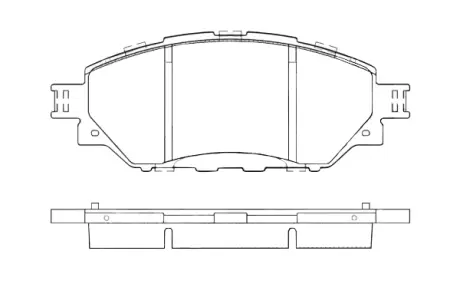Гальмівні колодки дискові BREMBO P83167