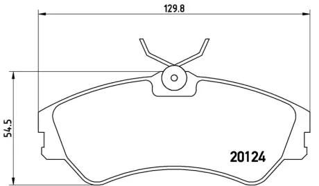 Колодка BREMBO P85028