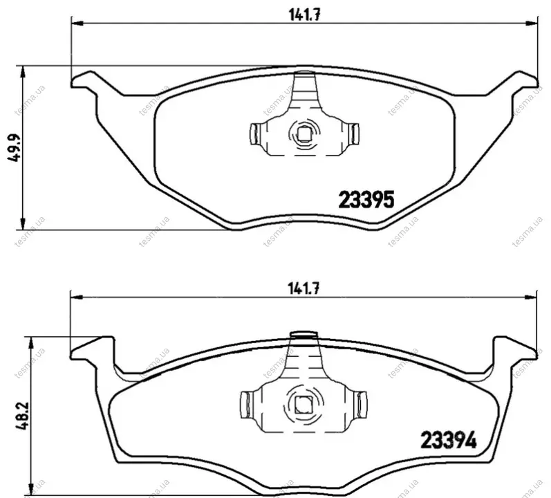 Колодка BREMBO P85055 (фото 1)