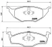 Колодка BREMBO P85055 (фото 1)