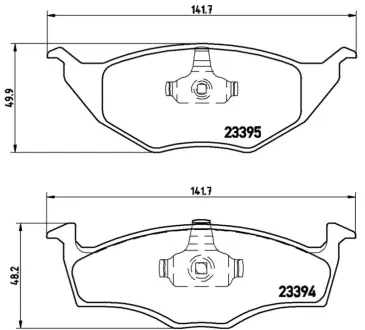 Колодка BREMBO P85055