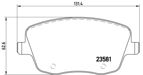 Колодка Xtra BREMBO P85057X