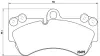 Гальмівні колодки дискові BREMBO P85069 (фото 2)