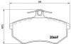 Гальмівні колодки дискові BREMBO P85092 (фото 2)