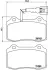 Колодка BREMBO P85104 (фото 1)