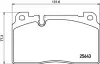 Гальмівні колодки дискові BREMBO P85133 (фото 1)