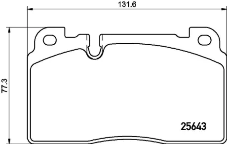 Гальмівні колодки дискові BREMBO P85133