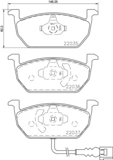 Гальмівні колодки дискові BREMBO P85137X