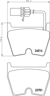 Колодка BREMBO P85138