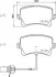 Колодка BREMBO P85142 (фото 2)