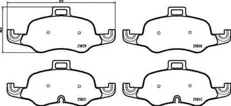 Колодка Xtra BREMBO P85160X