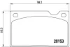 Колодка BREMBO P86003 (фото 2)