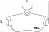 Гальмівні колодки дискові BREMBO P86007 (фото 1)