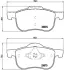 Гальмівні колодки дискові BREMBO P86016 (фото 1)
