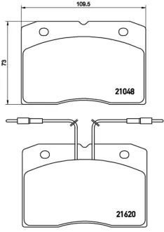 Колодка BREMBO PA6003