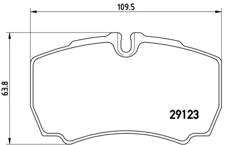 Колодка BREMBO PA6023