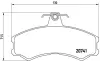 Колодка BREMBO PA6024 (фото 2)