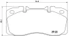 Колодка BREMBO PA6025 (фото 1)