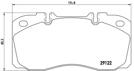 Колодка BREMBO PA6025
